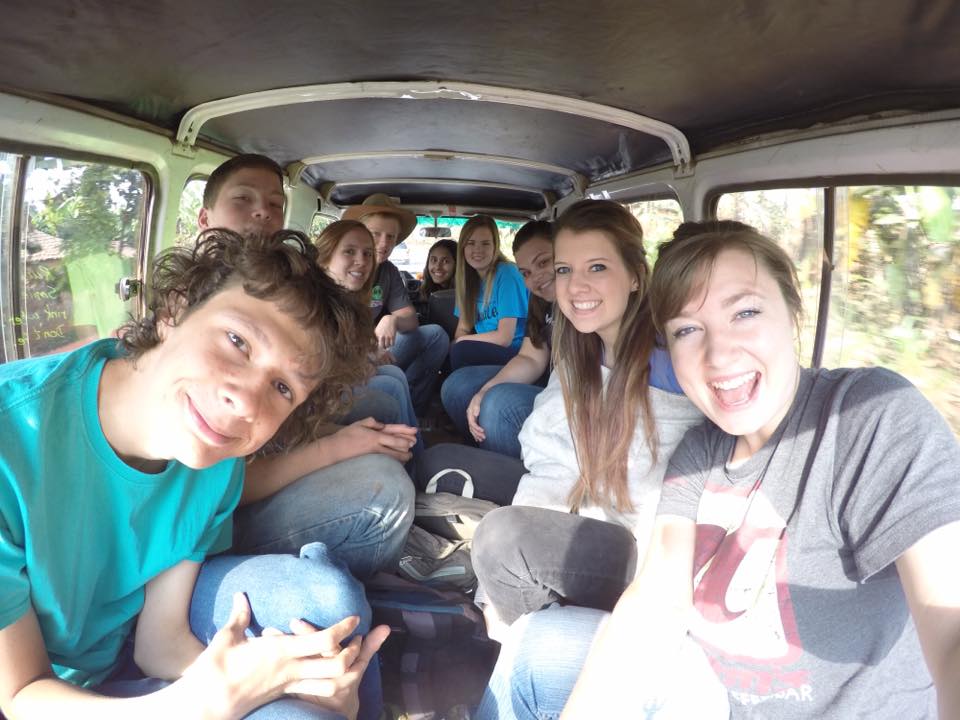 Riding together in the back of this land cruiser multiple times a day is where most of our team bonding was done!